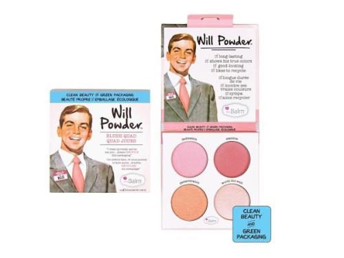 the Balm Will Blush Powder Quad