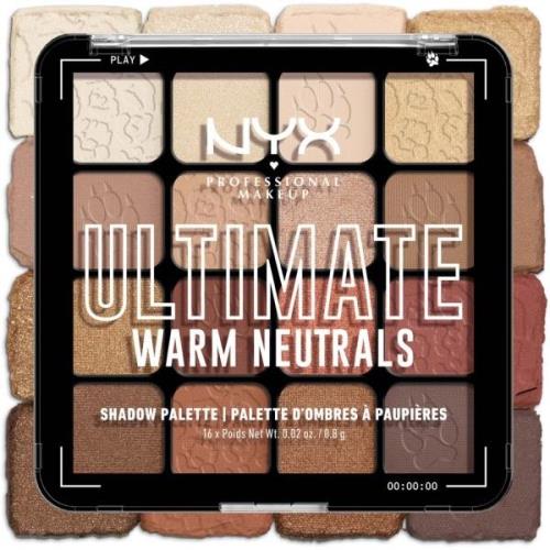 NYX Professional Makeup Ultimate Shadow Palette 16-Pan Warm Neutrals 0...