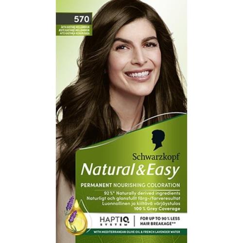 Schwarzkopf Natural & Easy 570 Mellanbrun - pcs 1