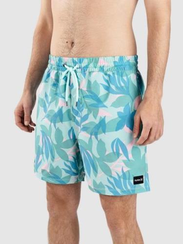 Hurley Cannonball Volley 17" Surffishortsit vihreä