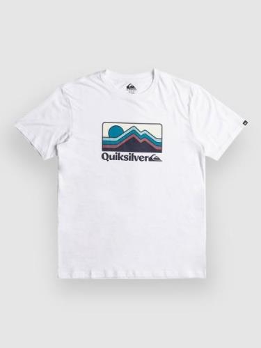 Quiksilver Gradient Mountains T-Paita valkoinen