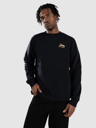 Coal Coho Crewneck Neulepaita musta