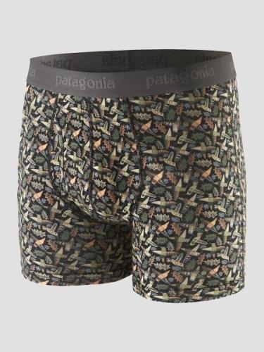 Patagonia Essential Boxer Briefs - 3 In Bokserit musta