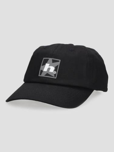 HUF Star Box Logo 6 Panel Cv Lippis musta