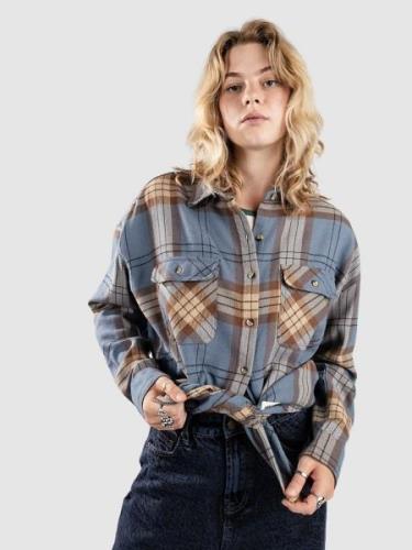 Brixton Bowery Classic Flannel Paita sininen