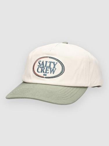 Salty Crew A-Frame 5 Panel Hattu valkoinen