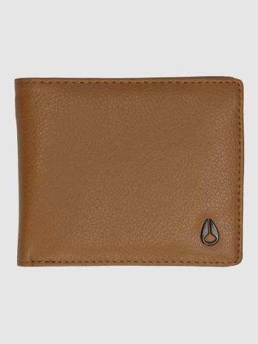 Nixon Pass Vegan Leather Coin Lompakko ruskea