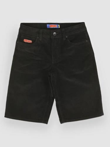 Empyre Loose Fit Sk8 Cord Shortsit musta