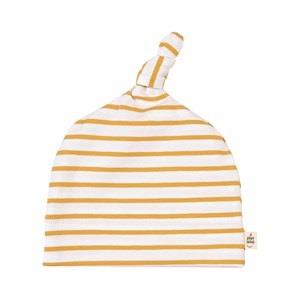 A Happy Brand Striped Baby Beanie Yellow 44/46 cm