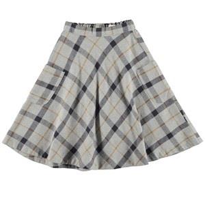 Molo Becca Checked Skirt Gray 158/164 cm