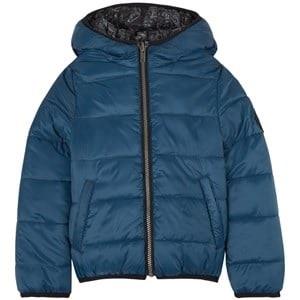 IKKS Branded Puffer Jacket Blue 4 Years