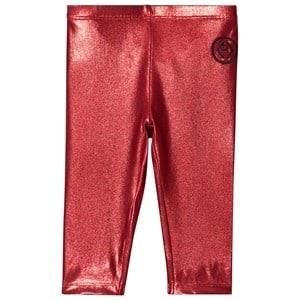 The Animals Observatory Bright Alligator Leggings Red Logo 2 Years