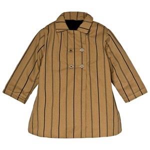Little Creative Factory Brown Baby Striped Padded Rain Coat 12 months