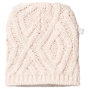 The Little Tailor Cable Knit Beanie Pink 6-12 months