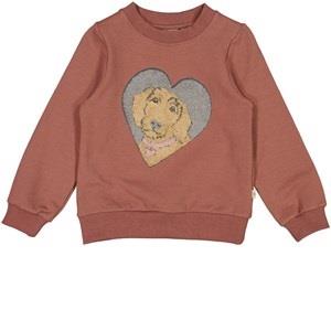 Wheat Dog Graphic Sweatshirt Vintage Rose 3 Years