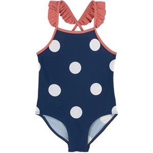 Petit Bateau Dotted Swimsuit Navy 3 Years