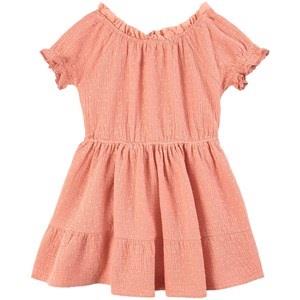 Tocoto Vintage Embroidered Dress Pink 2 Years