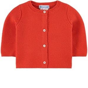 Jacadi Garter Stitch Knitted Sweater Dark Orange