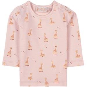 Sophie The Giraffe Giraffe Baby T-Shirt Barely Pink 3 Months