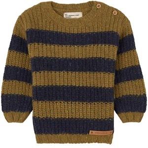 Piupiuchick Knit Sweater Olive 12 Months