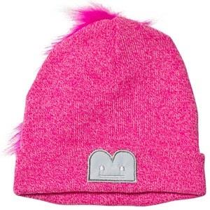 The BRAND Knitted Tail Beanie Pink 80/86 cm