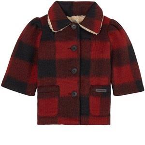 My Little Cozmo Linda Plaid Jacket Red 2 Years