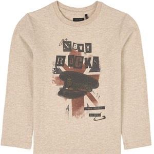 IKKS Long Sleeved Branded Graphic T-shirt Beige 3 Years