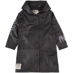 NUNUNU Mega Branded Raincoat Black 3-4 Years