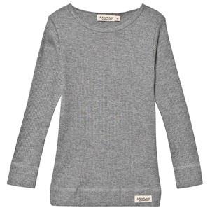 MarMar Copenhagen Rib T-Shirt Gray Melange 6 Years/ 116 cm