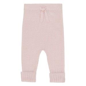 Molo Shadow Rib-Knit Baby Pants Powder Pink 92 cm
