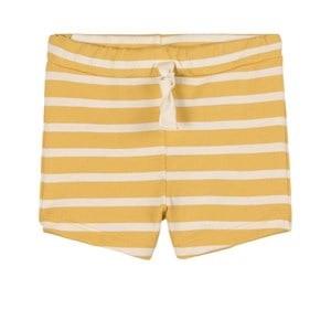 Petit Bateau Striped Shorts Yellow