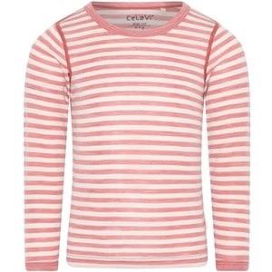 Celavi Striped T-Shirt Old Rose Melange 90 cm