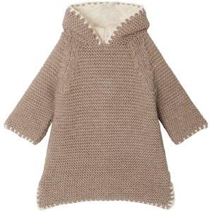 Bonpoint Taim Knitted Hoodie Noisette 3 Months