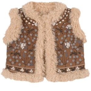 Bonpoint Tuli Floral Vest Muscade 6-8 Years