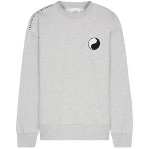 Les Coyotes de Paris Linda Branded Oversized Sweatshirt Gray Melange 1...