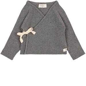búho Knitted Cardigan Gray 0 Month