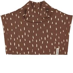 Kuling Dotted Neck Warmer Brown Clothing Foot - One Size
