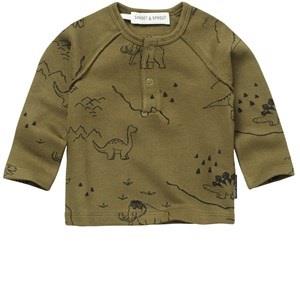 Sproet & Sprout Printed T-Shirt Khaki 12 Months