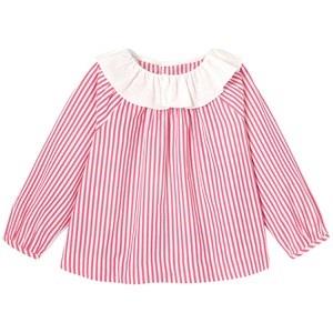 Jacadi Striped Blouse Pink 12 Months