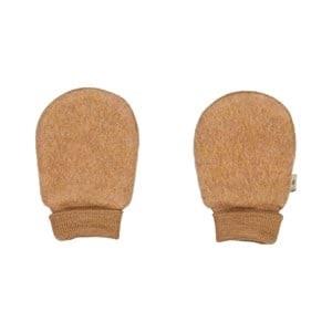 Wheat Fleece Mittens Clay Melange Clothing Foot - One Size
