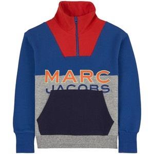 The Marc Jacobs Color-blocked Branded Sweatshirt Blue 2 Years