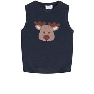 Hust&Claire Perry Knitted Vest Navy 68 cm