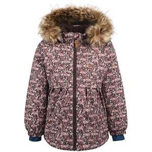 Minymo Floral Winter Jacket Java 98 cm