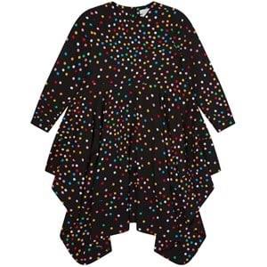 Stella McCartney Kids Party Dress With An All-over Print Black 6 Years
