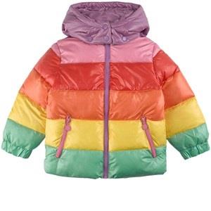 Stella McCartney Kids Striped Puffer Jacket Multicolor 3 Years
