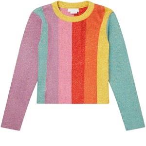 Stella McCartney Kids Glittery Striped Sweater Multicolor 2 Years