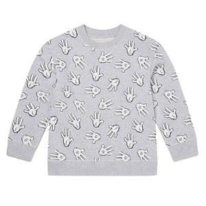 Stella McCartney Kids Mickey Printed Sweatshirt Gray 3 years