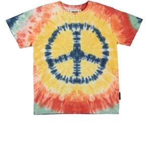 Molo GOTS Riley T-Shirt Peace Tie Dye 152 cm