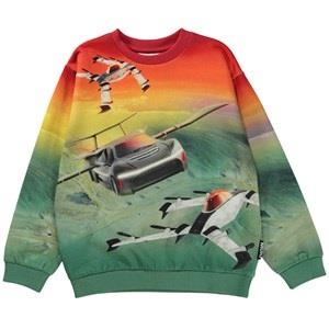 Molo Miksi GOTS Graphic Sweatshirt Flying Cars 92 cm