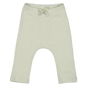 MarMar Copenhagen Pico Ribbed Baby Pants White Sage 1.5 years / 86 cm